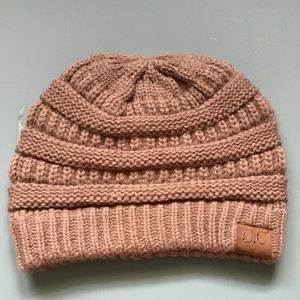 CC knit beanie